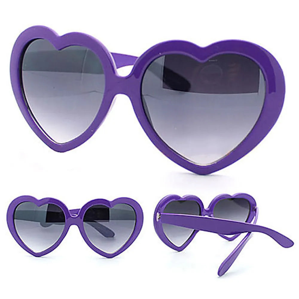 Love Heart Shaped Sunglasses Women Men Big Frame Fashion Love Sun Glasses UV400 Protection Unisex Eyewear Shade Goggles