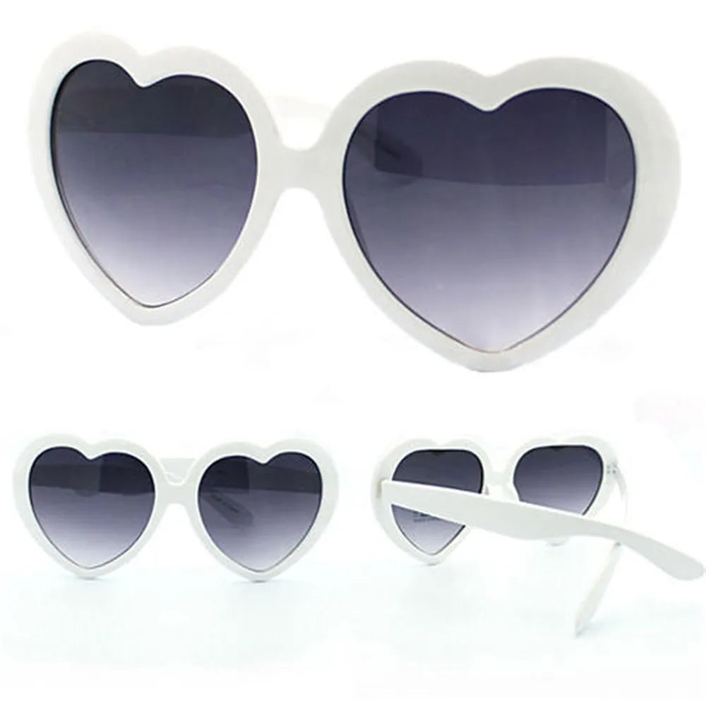 Love Heart Shaped Sunglasses Women Men Big Frame Fashion Love Sun Glasses UV400 Protection Unisex Eyewear Shade Goggles