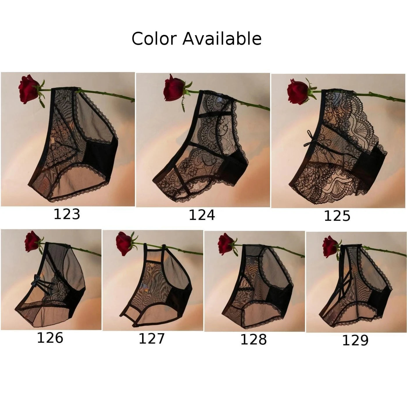 Women Panties Underwear Transparent See Though Lingerie Briefs Hollow Thongs