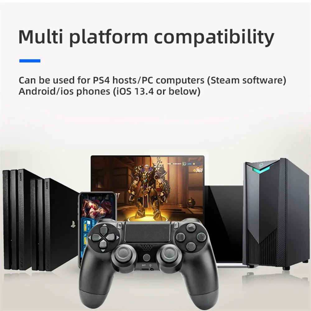 Wireless Gamepad Wireless Controller Support Bluetooth SONY PS4  Joystick Console for PS4 PC Android