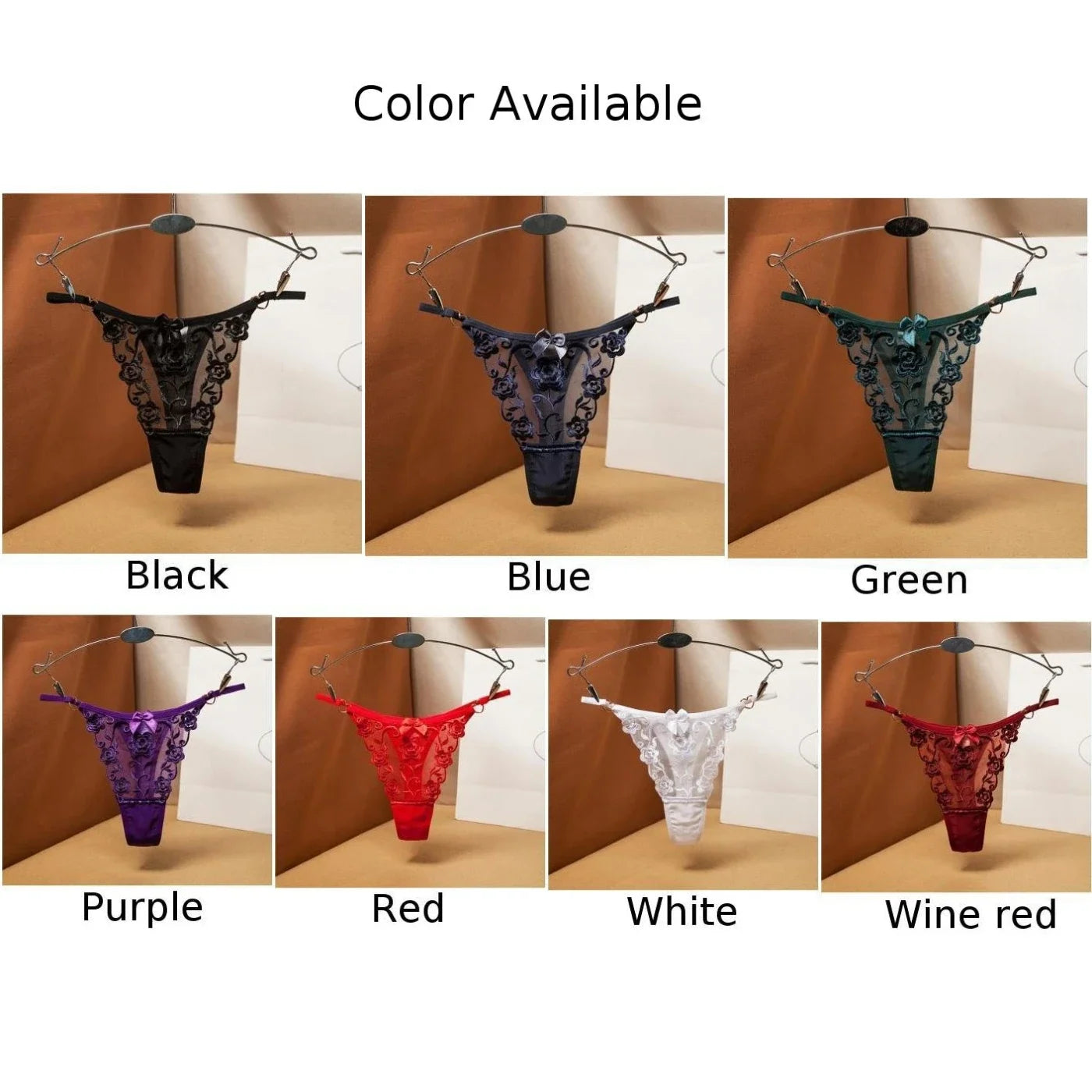 Comfy Fashion Sleepwear Panties Women Breathable Comfy Elastic Waist Floral Knickers Lingerie Low Rise Nightwear