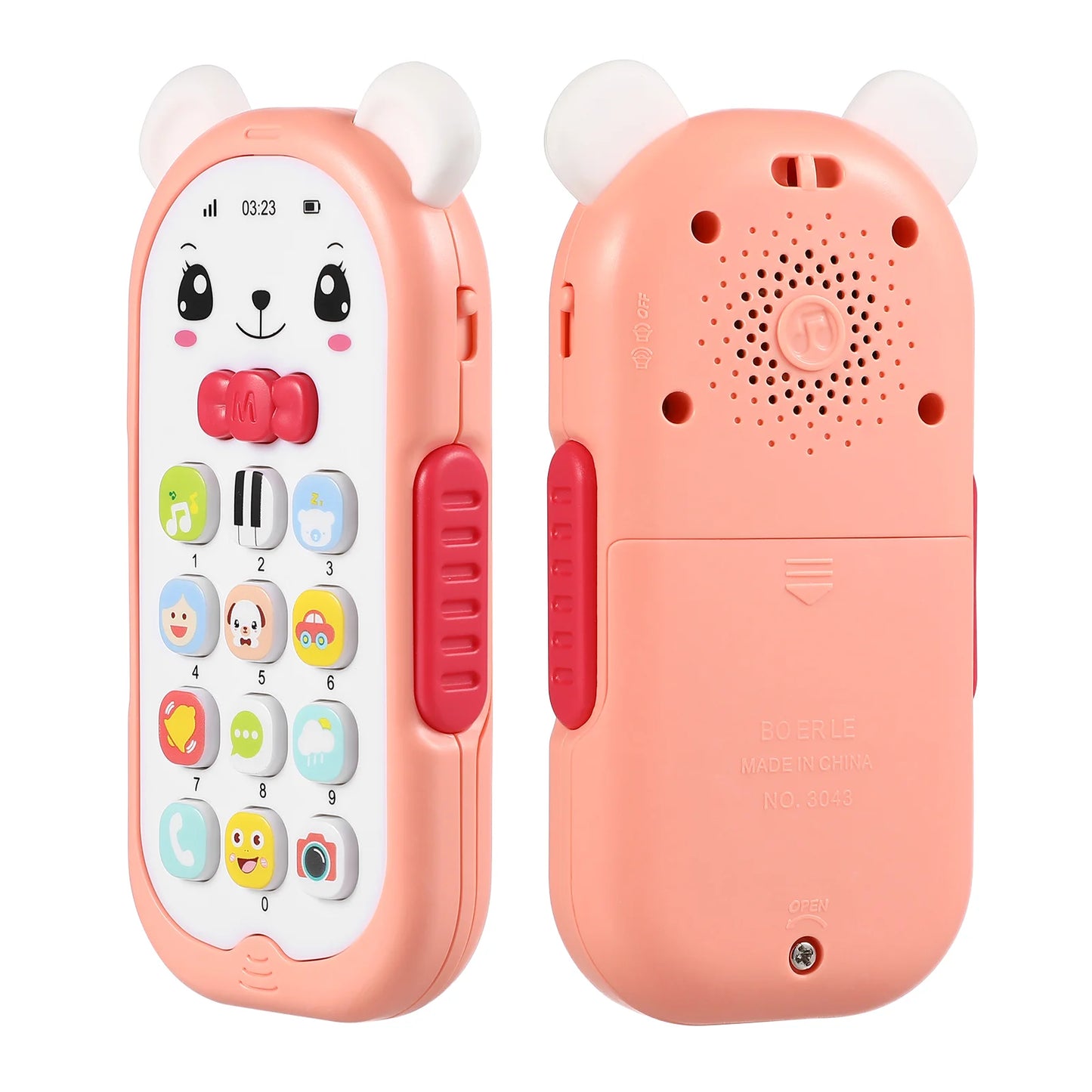 Children's Mobile Phone Toy Baby Infant Newborn Toys 6 12 Months with Music and Light 3 Cell 6- Toddlers Year Kids