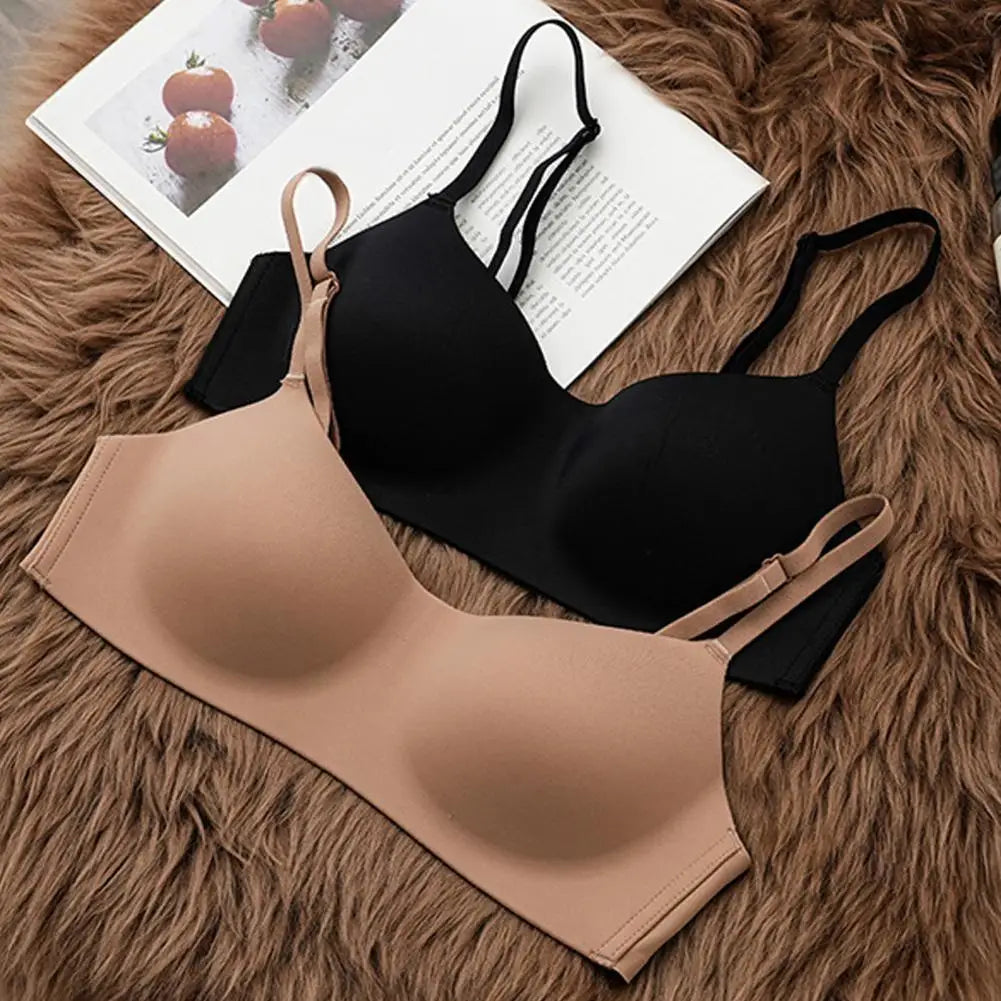 Seamless Tube Top Bras Women Underwear Small Chest Bras Women's Upper Support Bra Non-Wire Female Sexy Lingerie Solid Intimates