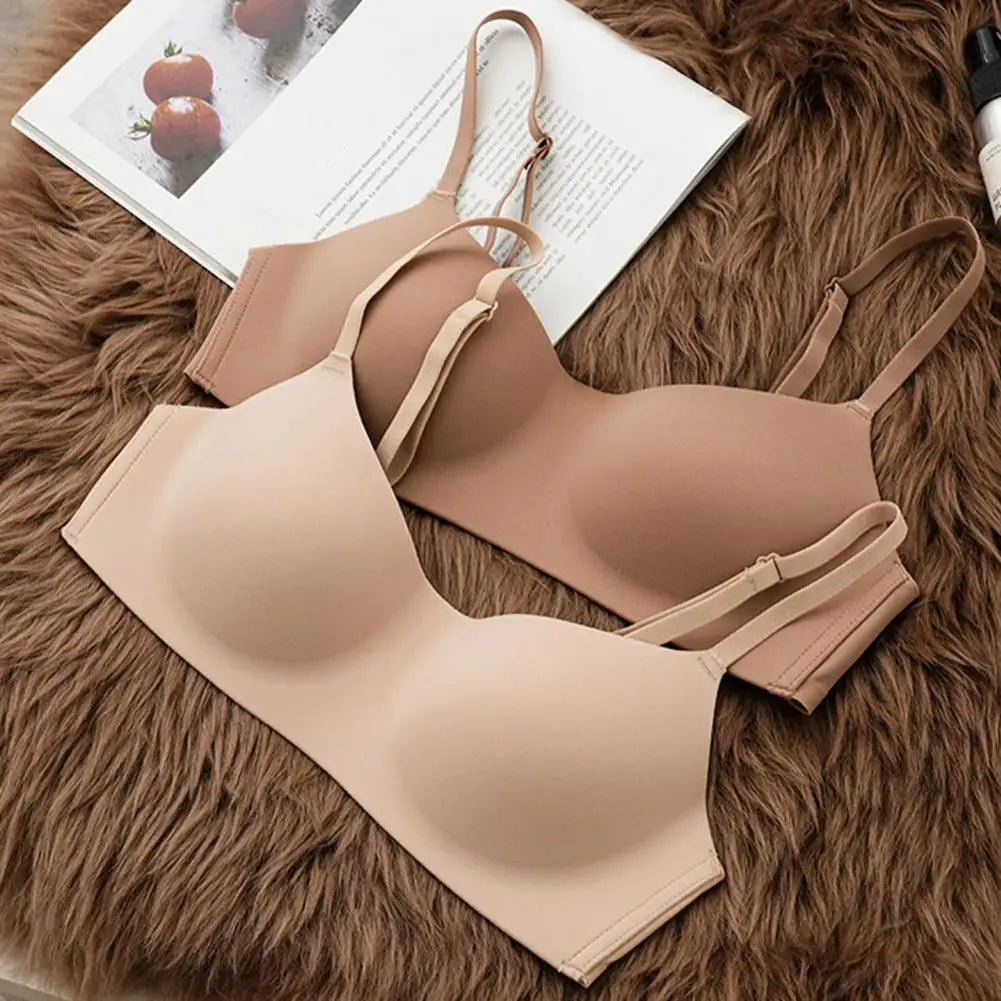 Seamless Tube Top Bras Women Underwear Small Chest Bras Women's Upper Support Bra Non-Wire Female Sexy Lingerie Solid Intimates