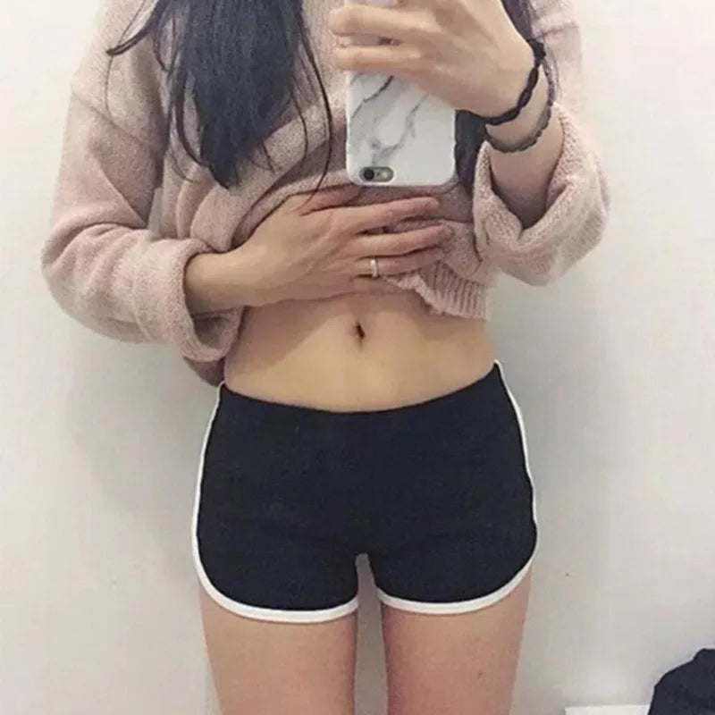 Sport Shorts Summer Women High Waist Elasticated Seamless Fitness Leggings Push Up Gym Training Gym Tights Pocket Shorts