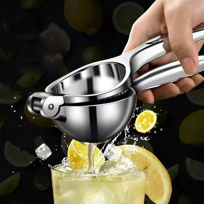 Stainless Steel Lemon Squeezer Manual Juicer Processor Orange Fruit Lemon Clip Fruit  Pressing Household Kitchen Accessories