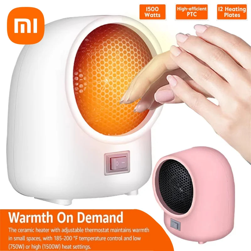 Xiaomi Electric Heater Indoor Portable Space Heater 3S Fast Heating Space Heater Suit for Room Terrace Garage Greenhouse Indoor