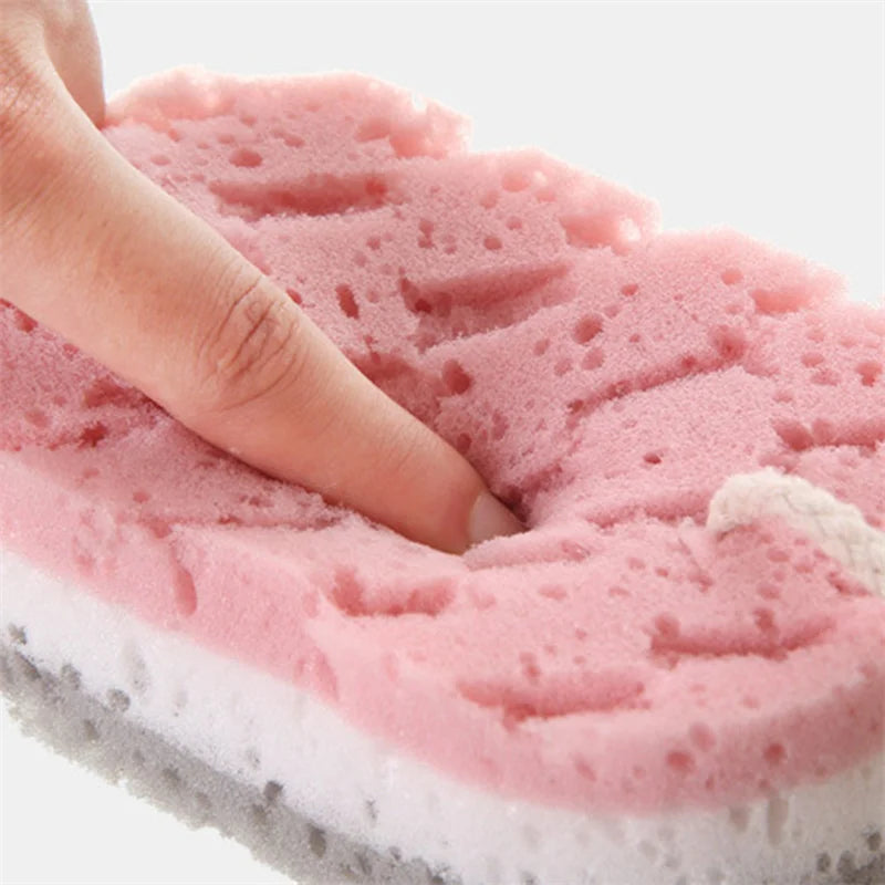 Thickened Soft Bath Sponge Brush Body Scrub Bast Wisp Massage Brush Body Washcloth Skin Scrubber Relax Exfoliating Sponge Brush