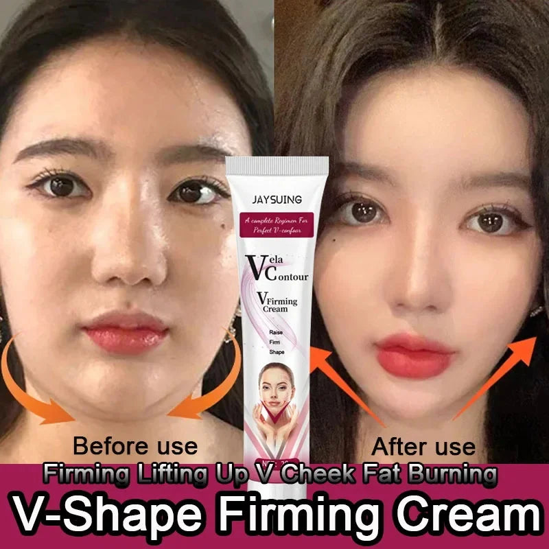 V-Shape Face Slimming Cream Remove Double Chin Firm Lift To Create A Small V Face Fat Burning Anti-aging Shaping Massage Product