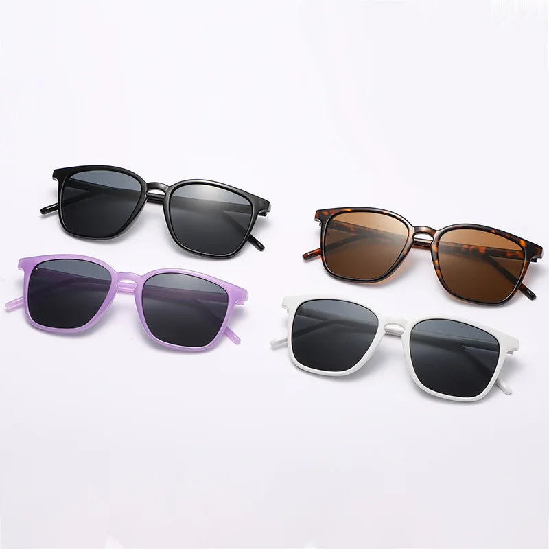 Vintage Square Polarized Sunglasses Men Women Brand Designer Retro Driving Sunglasses UV400