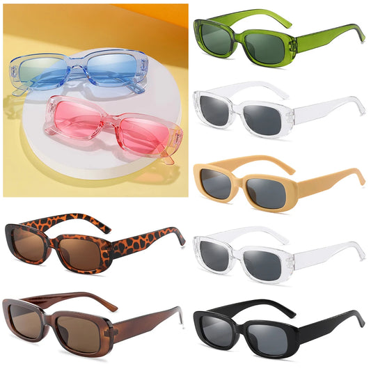 Fashion Small Frames Sunglasses European And American Street Photos Retro Square Sunglasses UV400 Unisex Sun Glasses