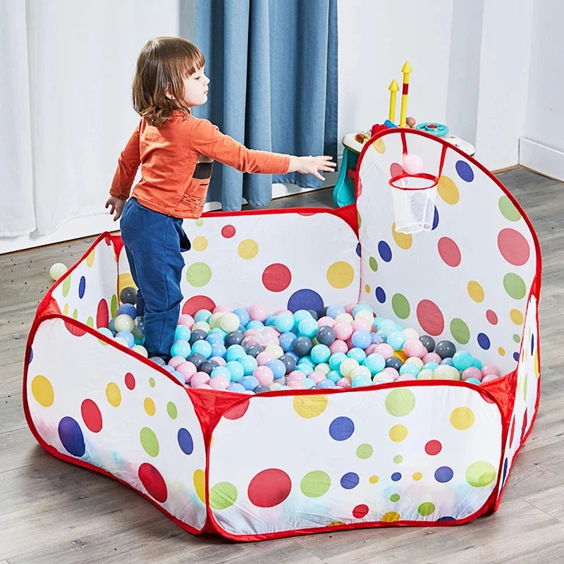 Montessori Baby Play Tent Ball Pool Sport Toys Portable Folding Play House Puzzle Toys for Boys Girls Toddler Birthday Gift