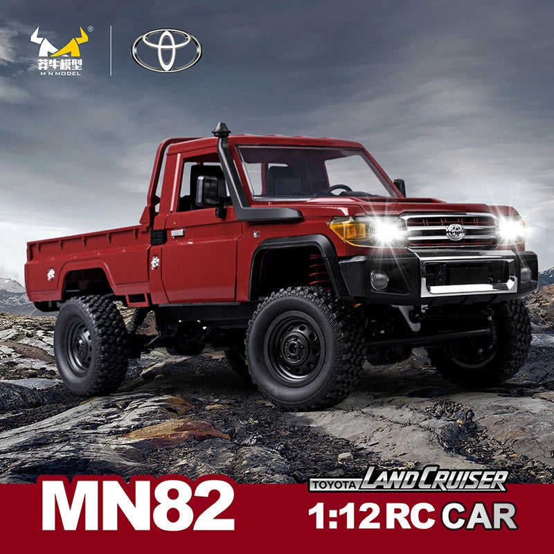 1:12 Rc Car Mn82 Model Retro Full-scale Simulation Lc79 RTR 2.4G 4WD 280 Motor Remote Control Pickup Truck Toys for Kids Gifts