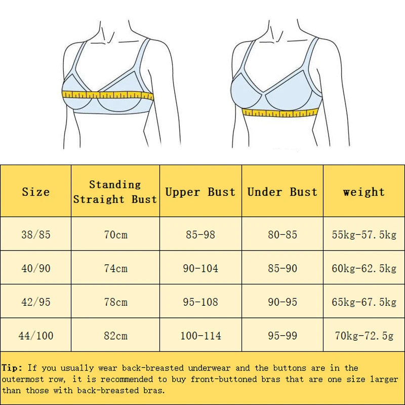 Women Front Button Bra Large Size Brassiere Mother's Cotton Wireless Bras Anti-sagging Gathered Underwear бюстгальтер женский