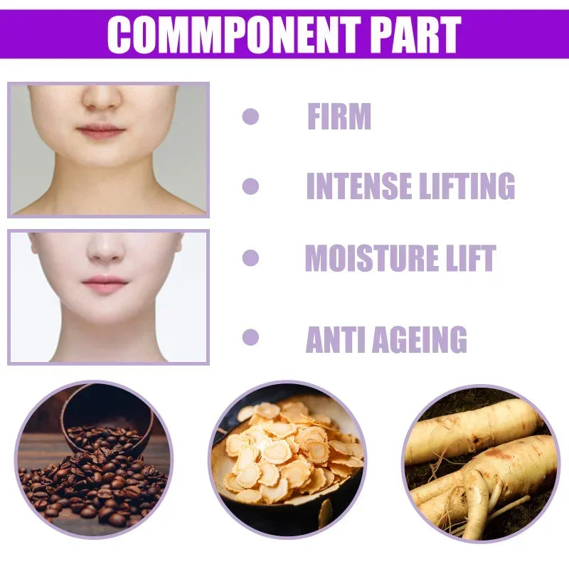 V Shape Slimming Cream Removal Double Chin Firming Tighten Mandibular line Slimming Masseter Face Muscle Fat Burning Cream