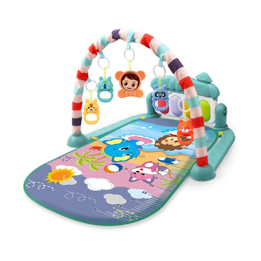 Baby Activity Gym Play Mat Musical Rack Kid Infant Multifunctional Fitness Frame Educational Crawling Carpet Toy Children Gift