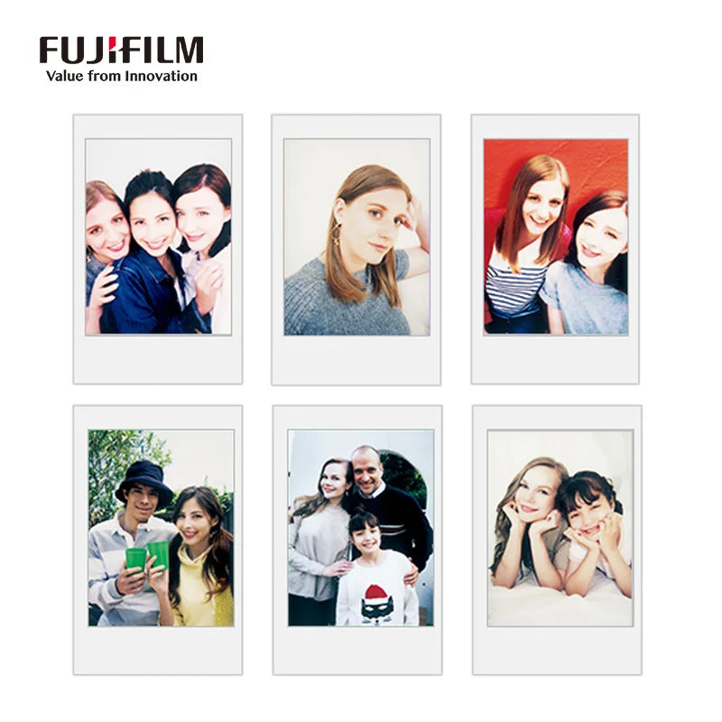 10/20 sheets Fujifilm Instax Mini White Edge Films Photo Paper Films For Fujifilm Instant Mini 11 9 8 25 50s Fuji camera Paper