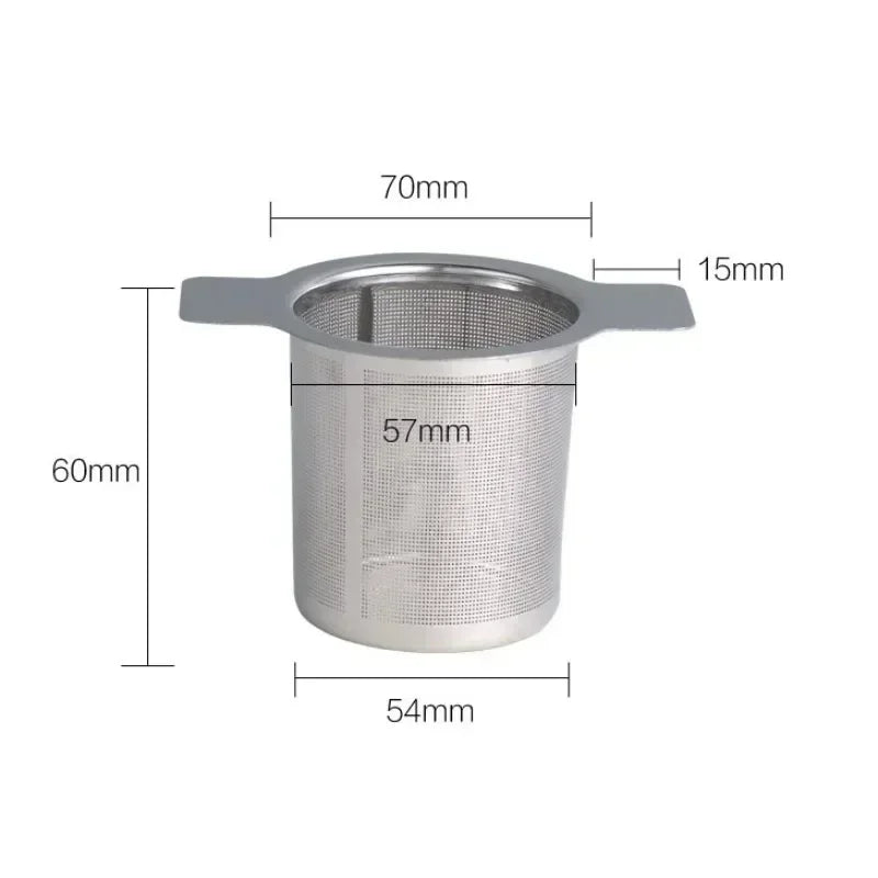 Tea Infuser Teapot Tray Spice Tea Strainer Stainless Steel Coffee Filter Teaware Accessories Kitchen Tools Infusers Tea Leak