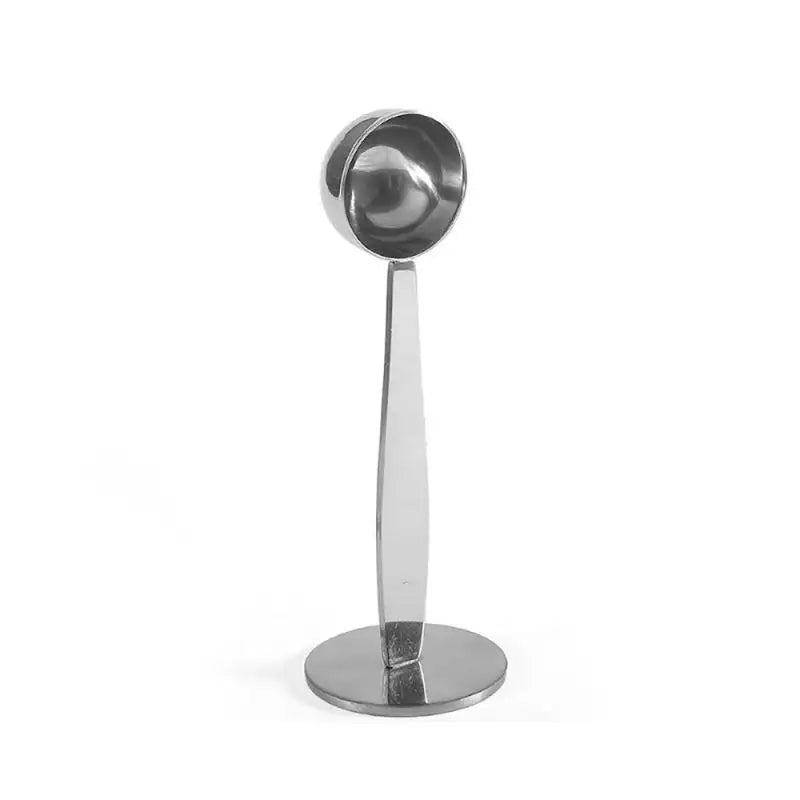 Stainless Steel Stand Coffee Tamper Spoon 2 In 1 Coffee Scoop Portable Coffee Powder Measuring Scoops Coffeeware Accessories